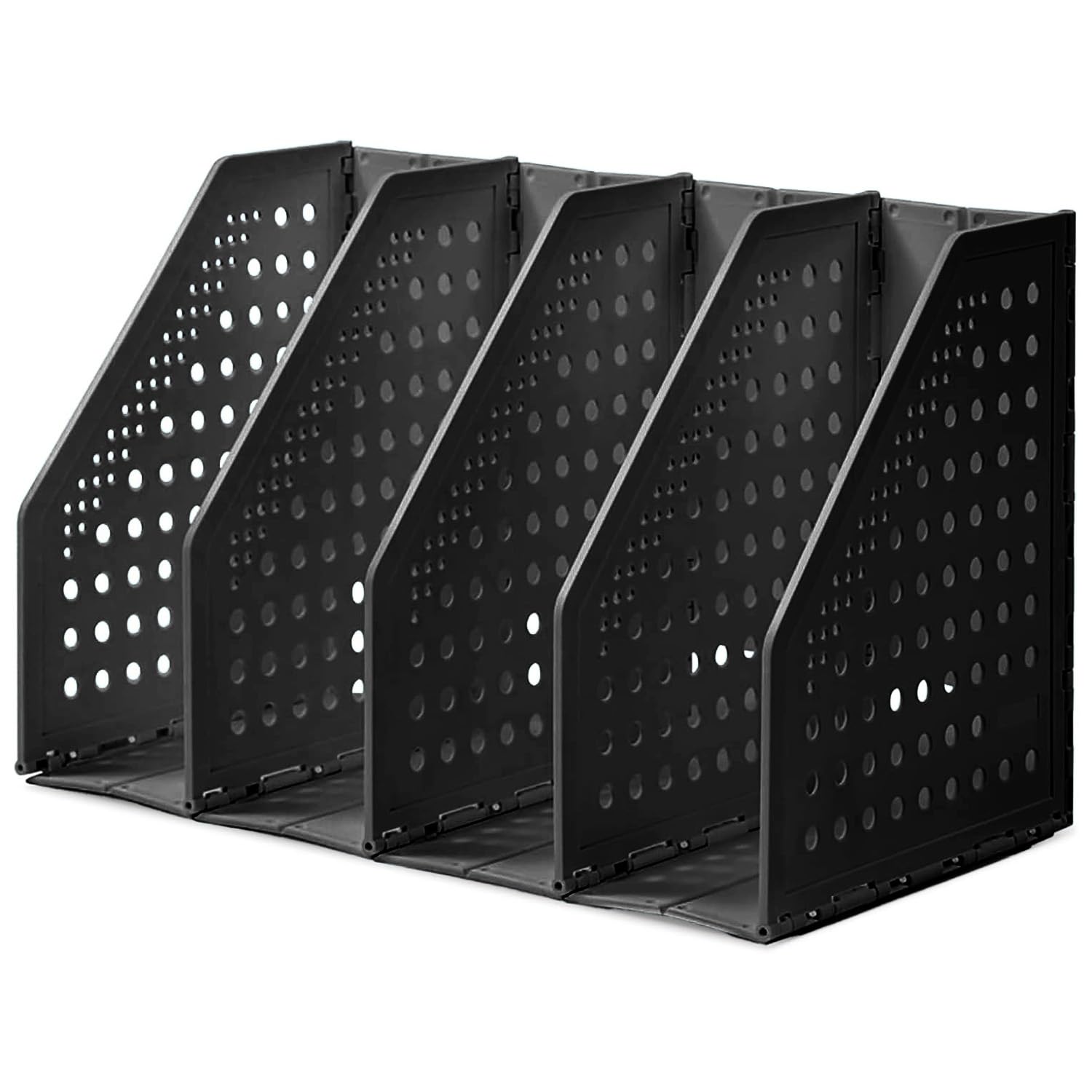 Amazon.com : deli Collapsible Magazine File Holder 4 Vertical